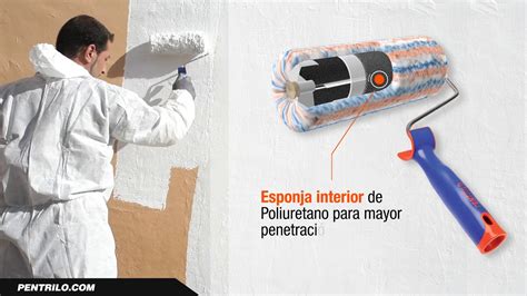 rodillo para crear falso estucado